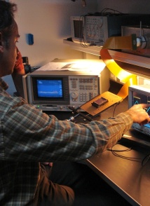 Electronics lab at the IAC